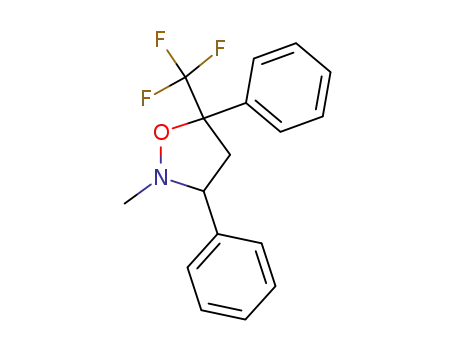 Isoxazolidine, 2-methyl-3,5-diphenyl-5-(trifluoromethyl)-, cis-