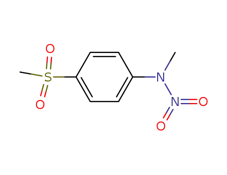 Molecular Structure of 23042-38-8 (p-Methylsulfonyl-N-nitro-N-methylanilin)