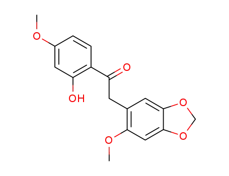 1-(2-hydroxy-4-methoxy-phenyl)-2-(6-methoxy-benzo[1,3]dioxol-5-yl)-ethanone
