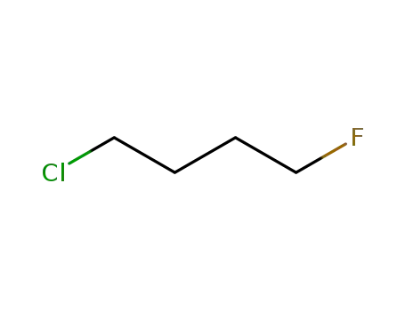 Molecular Structure of 462-73-7 (1-Chloro-4-fluorobutane)