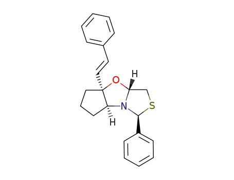 (1S,3aR,4aS,7aS)-1-Phenyl-4a-((E)-styryl)-hexahydro-cyclopenta[d]thiazolo[4,3-b]oxazole