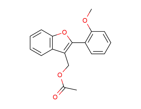 3-(acetoxymethyl)-2-(2-methoxyphenyl)benzofuran