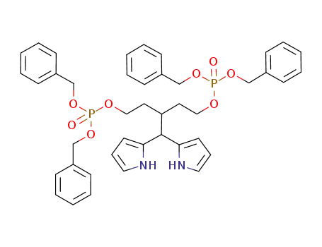 5-[1,5-bis(dibenzyloxyphosphoryloxy)pent-3-yl]dipyrromethane