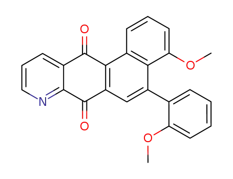 4-Methoxy-5-(2-methoxy-phenyl)-8-aza-benzo[a]anthracene-7,12-dione