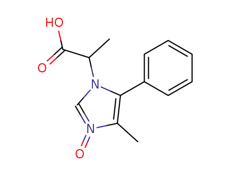 Molecular Structure of 126262-92-8 (2-(4-Methyl-3-oxy-5-phenyl-imidazol-1-yl)-propionic acid)