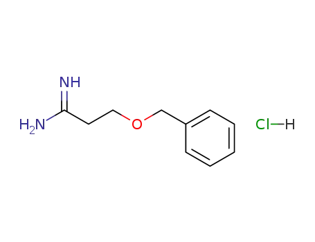 Molecular Structure of 878774-08-4 (3-Benzyloxy-propionamidine HCl)