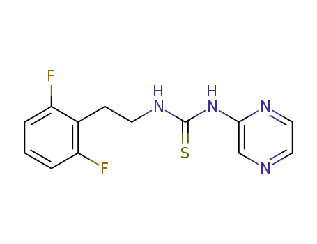 N-(2-(2,6-difluorophenyl)ethyl)-N'-(2-pyrazinyl)-thiourea