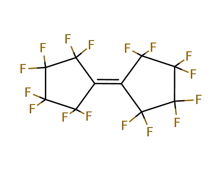 Molecular Structure of 49851-76-5 (Cyclopentane, octafluoro(octafluorocyclopentylidene)-)