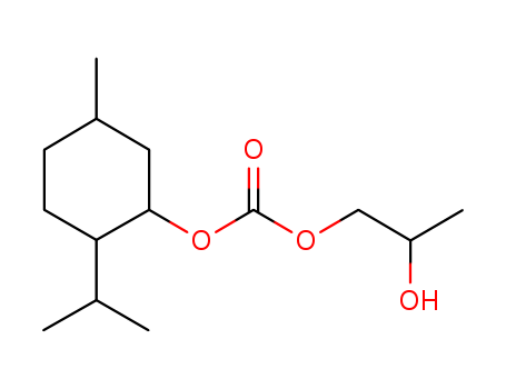 Carbonic acid, 2-hydroxypropyl 5-methyl-2-(1-methylethyl)cyclohexyl ester