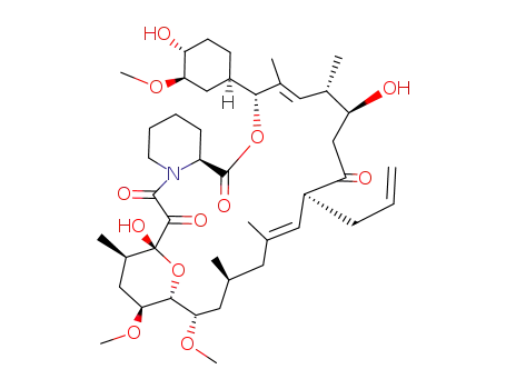 Molecular Structure of 131944-48-4 ((E/Z)-FK-506 26,28-Allylic Ester RearrangeMent IMpurity)
