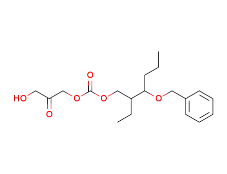Carbonic acid 3-benzyloxy-2-ethyl-hexyl ester 3-hydroxy-2-oxo-propyl ester