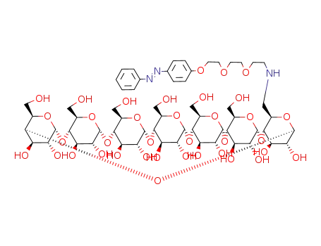(E)-6-Deoxy-6-<8-(4-phenylazophenoxy)-3,6-dioxaoctylamino>-β-cyclodextrin