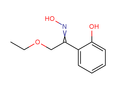 Molecular Structure of 111249-30-0 (Ethanone, 2-ethoxy-1-(2-hydroxyphenyl)-, oxime)