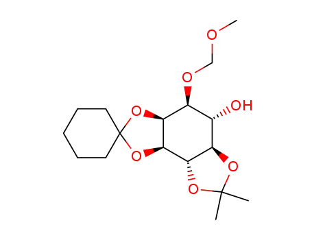 (+/-)-2,3-cyclohexylidene-1-O-(methoxymethyl)-4,5-O-(1-methylethylidene)-myo-inositol