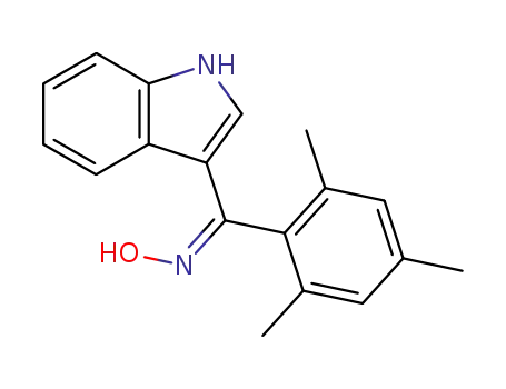 (1H-Indol-3-yl)-(2,4,6-trimethyl-phenyl)-methanone oxime