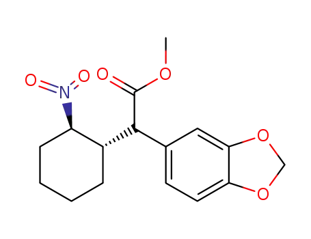 methyl trans-2-nitrocyclohexyl-(3,4-methylenedioxyphenyl)acetate