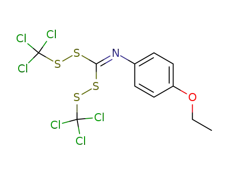 bis-(trichloromethyldithio)-N-(p-ethoxyphenyl)-iminomethane
