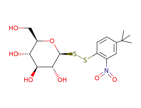 β-D-Glucopyranosyl 4-tert-Butyl-2-nitrophenyl Disulfide