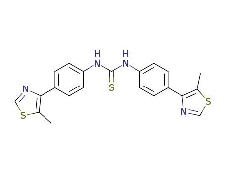 1,3-bis-[4-(5-methyl-thiazol-4-yl)-phenyl]-thiourea