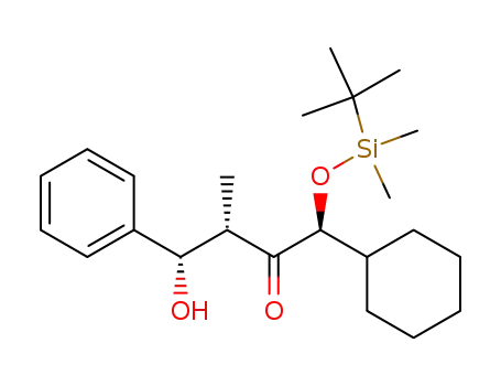 (1S,3S,4S)-1-(tert-Butyl-dimethyl-silanyloxy)-1-cyclohexyl-4-hydroxy-3-methyl-4-phenyl-butan-2-one