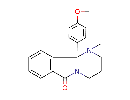 10b-(4-methoxy-phenyl)-1-methyl-1,3,4,10b-tetrahydro-2<i>H</i>-pyrimido[2,1-<i>a</i>]isoindol-6-one