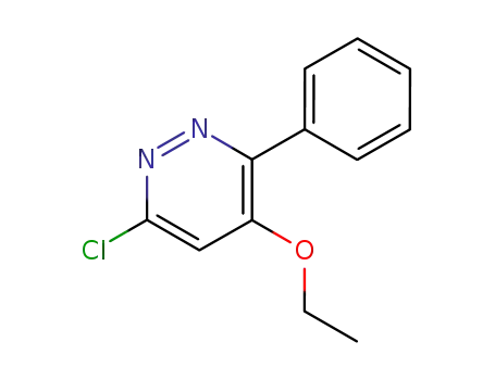Molecular Structure of 121105-90-6 (Pyridazine, 6-chloro-4-ethoxy-3-phenyl-)