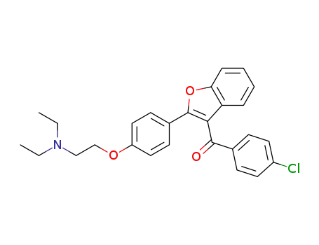 Methanone,
(4-chlorophenyl)[2-[4-[2-(diethylamino)ethoxy]phenyl]-3-benzofuranyl]-