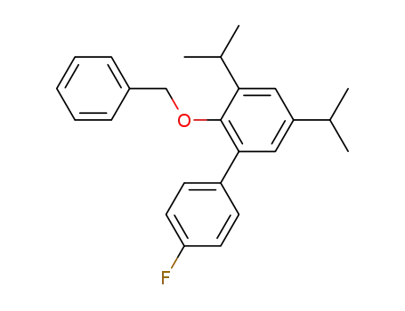 1-Benzyloxy-6-(p-fluorophenyl)-2,4-diisopropylbenzene