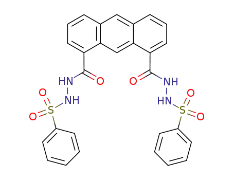 Anthracen-1,8-bis-carbohydrazid-bis-benzolsulfonyl