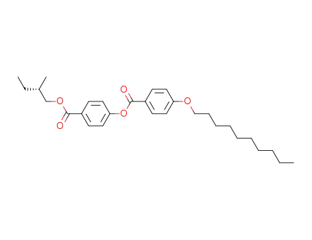Benzoic acid, 4-(decyloxy)-, 4-[(2-methylbutoxy)carbonyl]phenyl ester,
(S)-