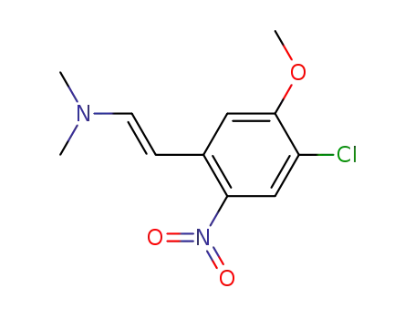 2-(4-chloro-5-methoxy-2-nitrophenyl)-1-dimethylamino ethylene