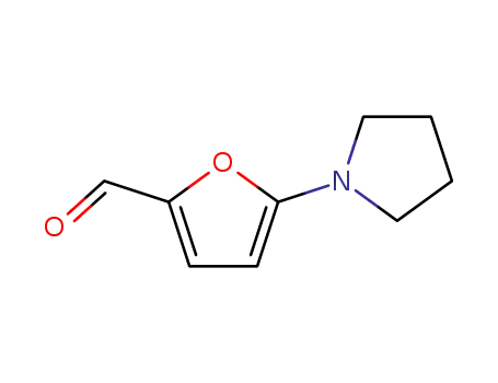 Molecular Structure of 84966-28-9 (5-PYRROLIDIN-1-YL-2-FURALDEHYDE)