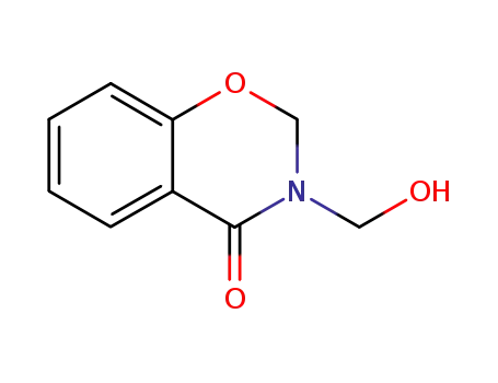 Molecular Structure of 142976-54-3 (4H-1,3-Benzoxazin-4-one, 2,3-dihydro-3-(hydroxymethyl)-)