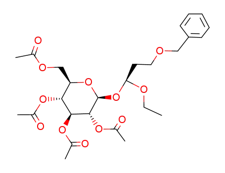 (1'S)-3-benzyloxy-1-ethoxypropyl 2,3,4,6-tetra-O-acetyl-β-D-glucopyranoside