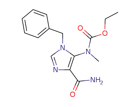 1-benzyl-5-<(ethoxycarbonyl)methylamino>imidazole-4-carboxamide