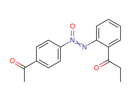 2-Propionyl-4'-acetyl-N,N,O-azoxybenzene