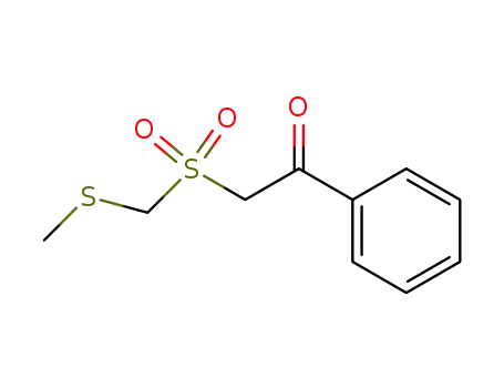 2-Methylsulfanylmethanesulfonyl-1-phenyl-ethanone