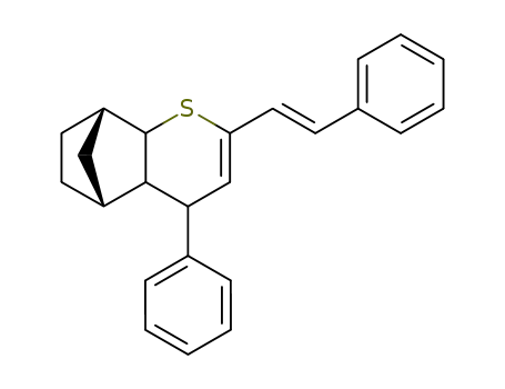 (1S,8R)-6-Phenyl-4-((E)-styryl)-3-thia-tricyclo[6.2.1.0<sup>2,7</sup>]undec-4-ene