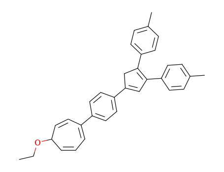 3-[4-(3,4-Di-p-tolyl-cyclopenta-1,3-dienyl)-phenyl]-7-ethoxy-cyclohepta-1,3,5-triene