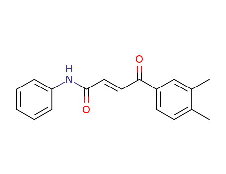 (E)-4-(3,4-dimethylphenyl)-4-oxo-2-butenoic acid phenylamide