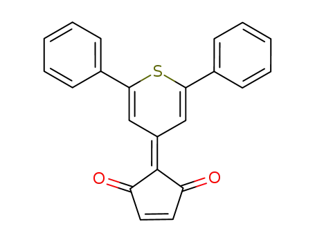 4-(1,3-dioxocyclopent-4-en-2-ylidene)-2,6-diphenyl-4H-thiopyran