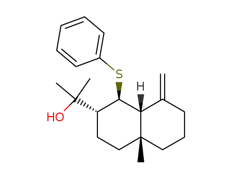 2-((1S,2R,4aR,8aR)-4a-Methyl-8-methylene-1-phenylsulfanyl-decahydro-naphthalen-2-yl)-propan-2-ol