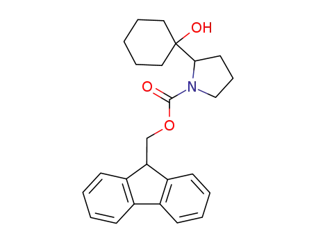 2-(1-Hydroxy-cyclohexyl)-pyrrolidine-1-carboxylic acid 9H-fluoren-9-ylmethyl ester