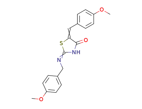 5-(4-Methoxyphenylmethylene)-2-(4-methoxyphenylmethylimino)-4-thiazolidinone