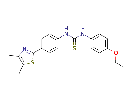 1-[4-(4,5-dimethyl-thiazol-2-yl)-phenyl]-3-(4-propoxy-phenyl)-thiourea