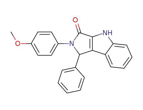2-(4-Methoxy-phenyl)-1-phenyl-1,4-dihydro-2H-pyrrolo[3,4-b]indol-3-one