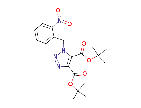 1H-1,2,3-Triazole-4,5-dicarboxylic acid, 1-[(2-nitrophenyl)methyl]-,
bis(1,1-dimethylethyl) ester