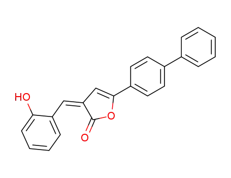 2(3H)-Furanone, 5-[1,1'-biphenyl]-4-yl-3-[(2-hydroxyphenyl)methylene]-