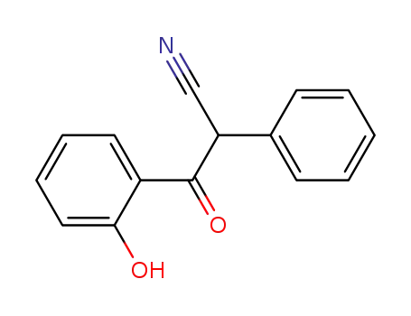 Benzenepropanenitrile, 2-hydroxy-b-oxo-a-phenyl-