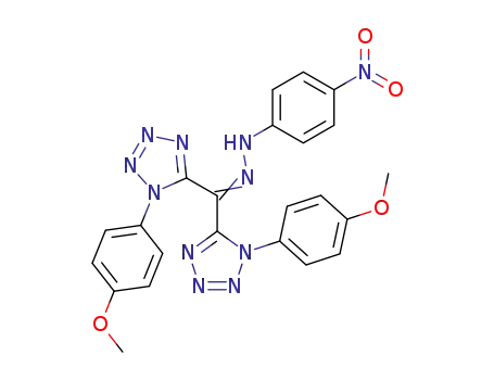 Methanone, bis[1-(4-methoxyphenyl)-1H-tetrazol-5-yl]-,
(4-nitrophenyl)hydrazone